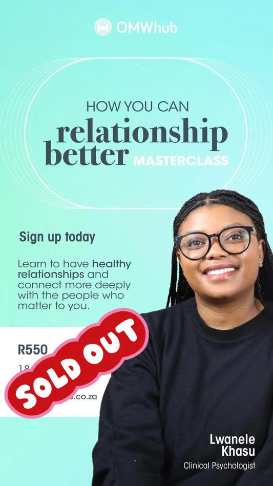 29 OCT: MASTERCLASS: YOU CAN RELATIONSHIP BETTER!