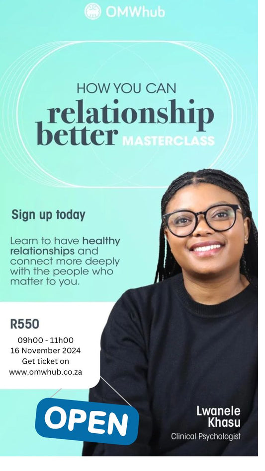 16 Nov : MASTERCLASS: YOU CAN RELATIONSHIP BETTER!